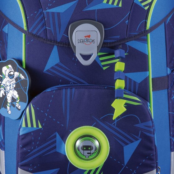 DerDieDas ErgoFlex Easy LED School bag set 5-piece