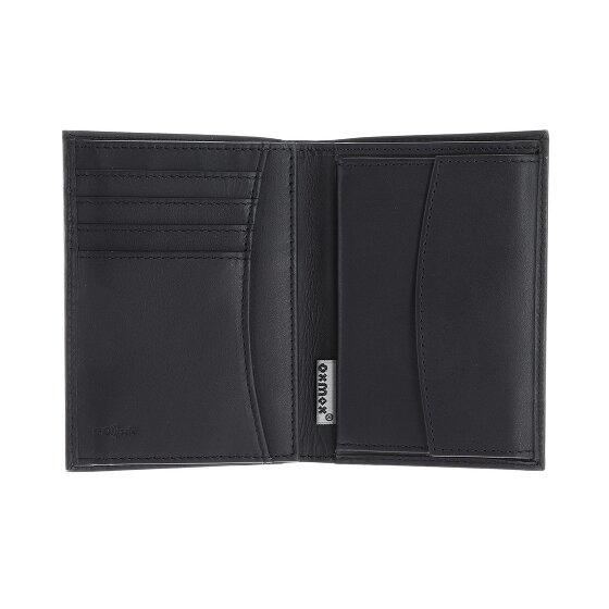 oxmox Leather Wallet RFID protection Genuine Leather 13 cm