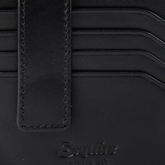 Esquire Silk Wallet RFID protection Genuine Leather 12 cm