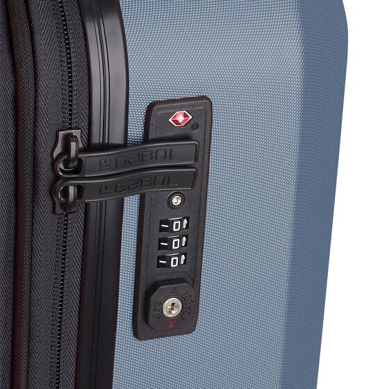 Gabol Montreal 4 wheels Suitcase set 3-piece with expansion pleat