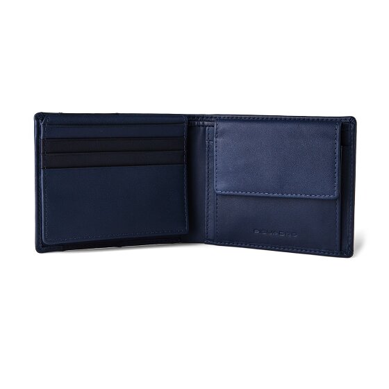 Piquadro Finn Wallet RFID protection Leather 11 cm
