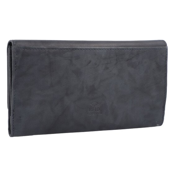 Greenburry Basic Wallet RFID protection Genuine Leather 19 cm