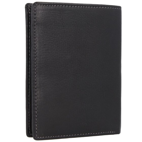 Greenland Nature Black Nappa wallet RFID leather 9.5 cm Greenland Nature Black Nappa wallet RFID leather 9.5 cm