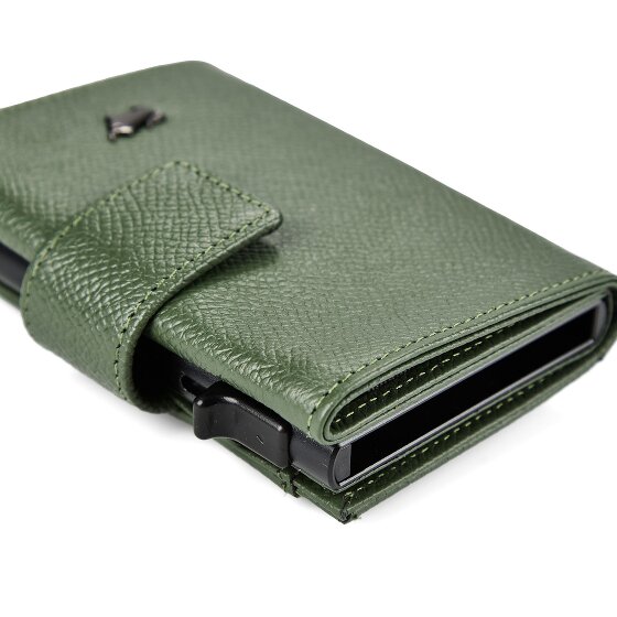 Braun Büffel Robin Credit card case RFID protection Genuine Leather 7.5 cm