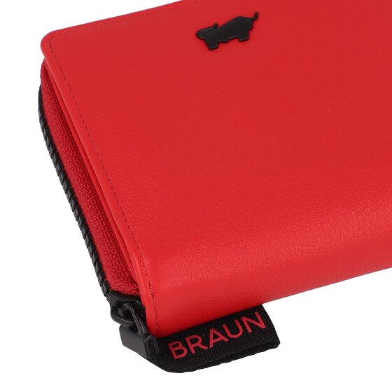 Braun Büffel Capri Wallet RFID protection Leather 11 cm