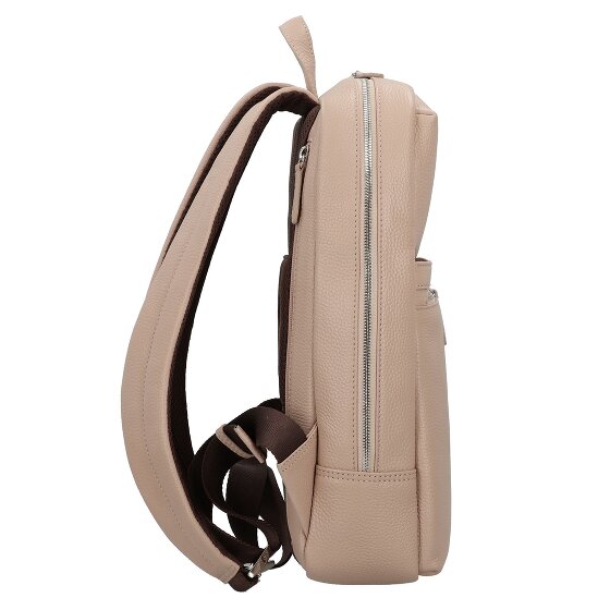 Braun Büffel Hanna Business backpack M Genuine Leather 40 cm Laptop compartment