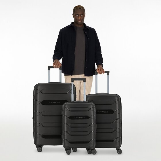 Polestream Strz by Asteroid 4 wheels Suitcase set 3-piece with expansion pleat