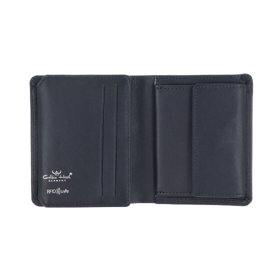 Golden Head Polo Wallet RFID protection Genuine Leather 8.5 cm