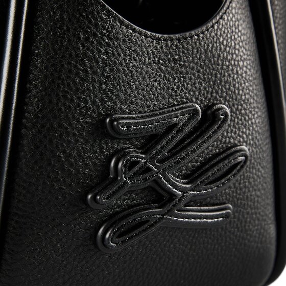 Karl Lagerfeld Autograph Handbag Genuine Leather 26 cm