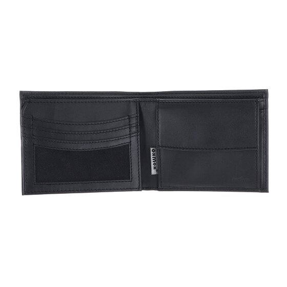 oxmox Leather Wallet RFID protection Genuine Leather 12 cm