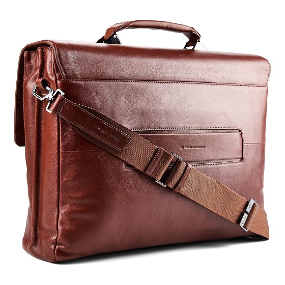 Piquadro Victor Briefcase RFID protection Genuine Leather 42 cm Laptop compartment