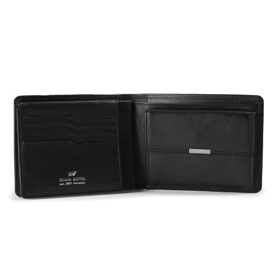 Braun Büffel Golf 3.0 Wallet RFID protection Leather 12 cm