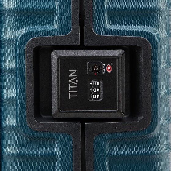 Titan Litron Frame 4 wheels Cabin trolley 55 cm Laptop compartment