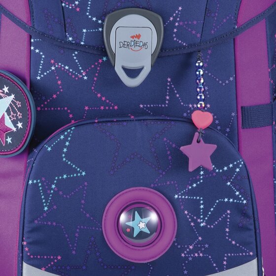 DerDieDas ErgoFlex Easy LED School bag set 5-piece