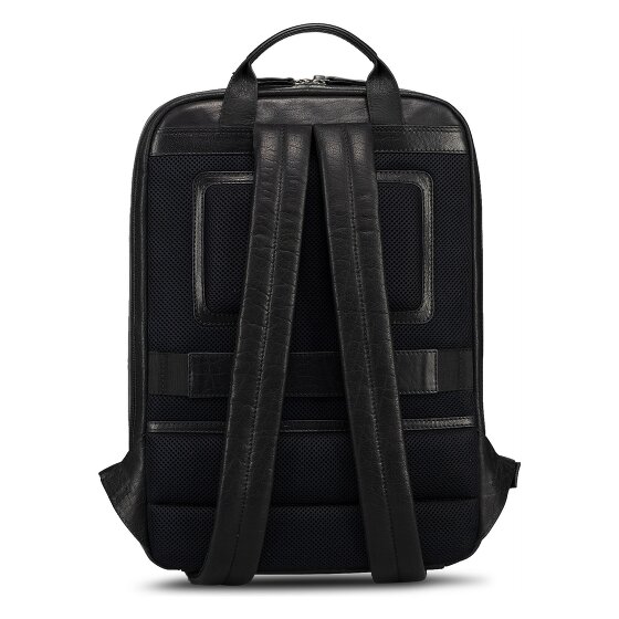 Jost Glasgow Daypack RFID protection Genuine Leather 44 cm Laptop compartment