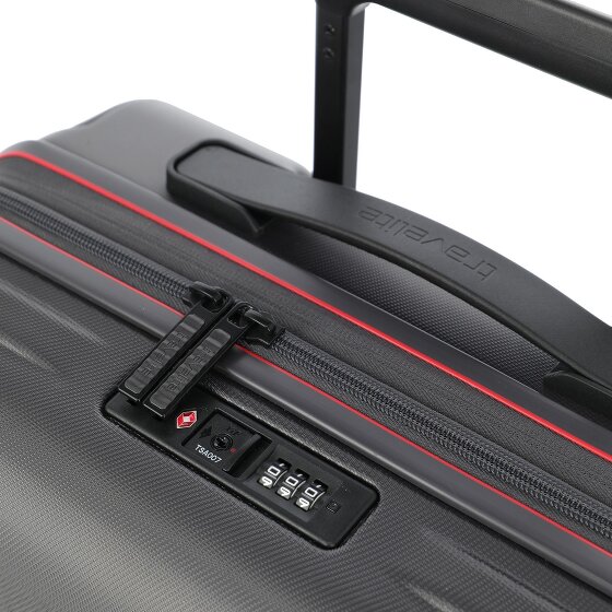Travelite Dynamiic 4 wheels Trolley L 76 cm with expansion pleat