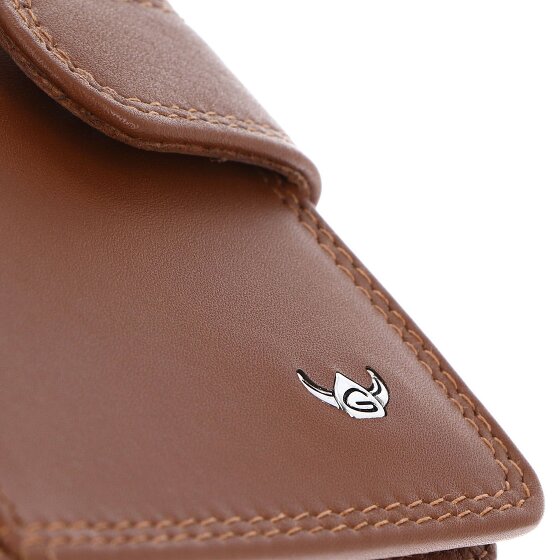 Golden Head Polo Credit card case RFID protection Genuine Leather 8 cm
