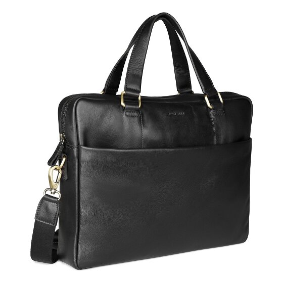Bugatti Ryan Briefcase Genuine Leather 39 cm Laptop compartment