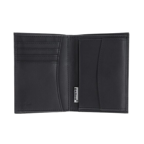 oxmox Leather Wallet RFID protection Genuine Leather 13 cm