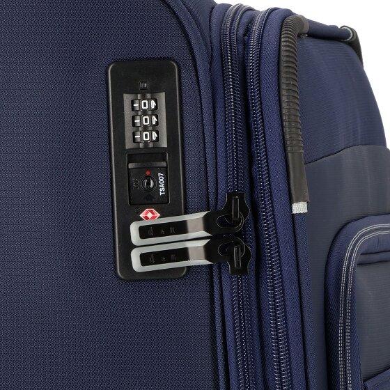 d&n Travel Line 9504 4 wheels Trolley L 76 cm with expansion pleat