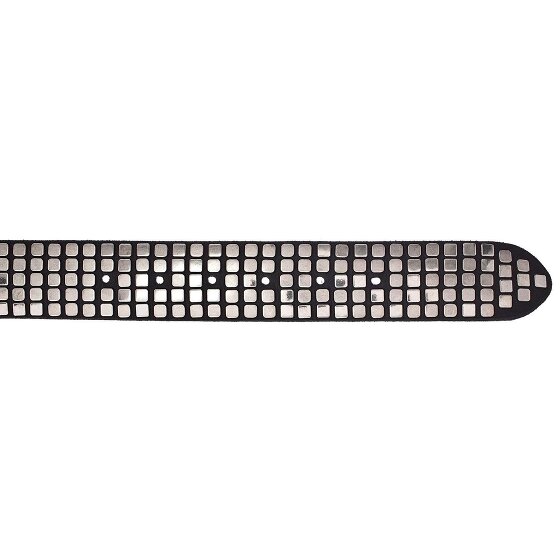 b.belt Quinn studded belt leather