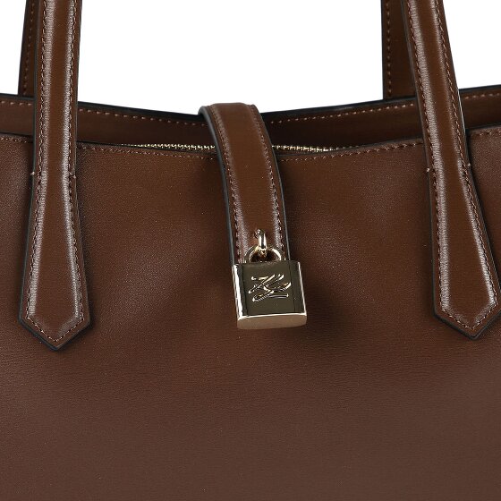 Karl Lagerfeld Autograph Shoulder Bag Leather 33 cm