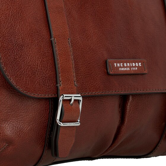 The Bridge Cesare Briefcases Messenger Leather 38 cm Laptop compartment