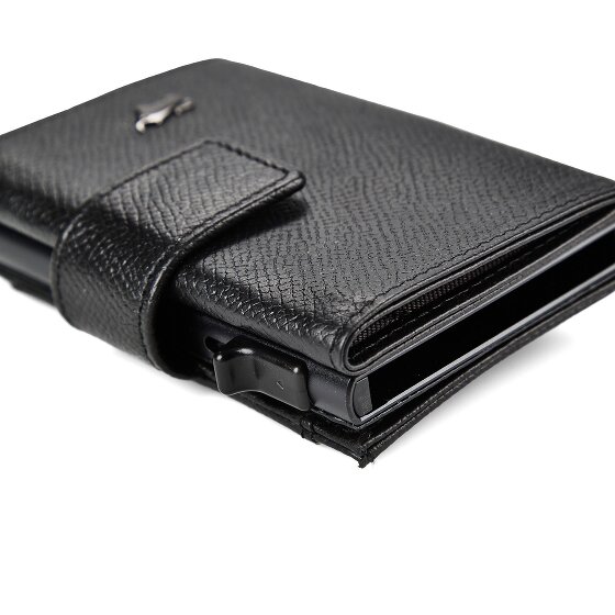 Braun Büffel Robin Credit card case RFID protection Genuine Leather 7.5 cm