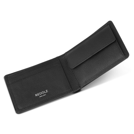 Redolz Leather Essentials QF Small RFID Leather Wallet, 10.5 cm