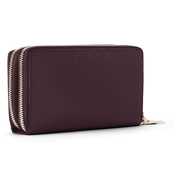 Lazarotti Bologna Leather XL Double Zip-Around Wallet, RFID-Protected, 20 cm