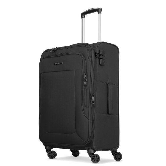 Franky Melbourne 3.0 4-wheel suitcase set, 3-piece, with stretch fold