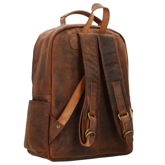 Greenland Nature Montenegro backpack leather 40 cm laptop compartment