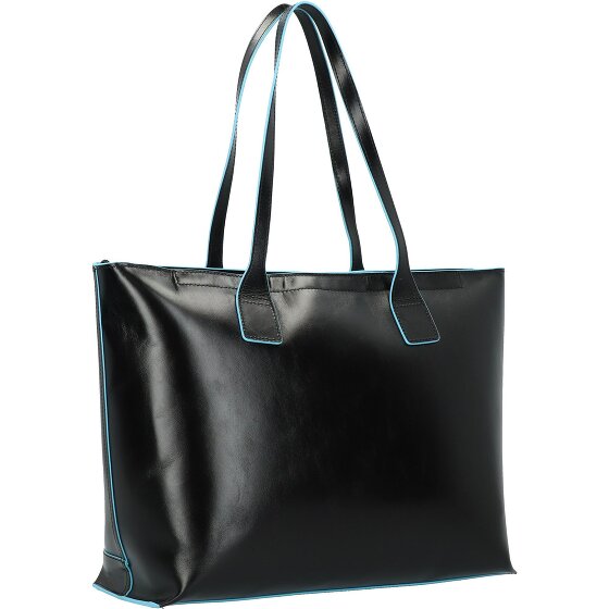 Piquadro Blue Square Shopper bag leather 35 cm