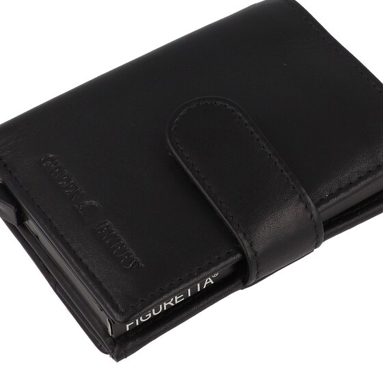 Greenburry Credit card case RFID protection Leather 8 cm
