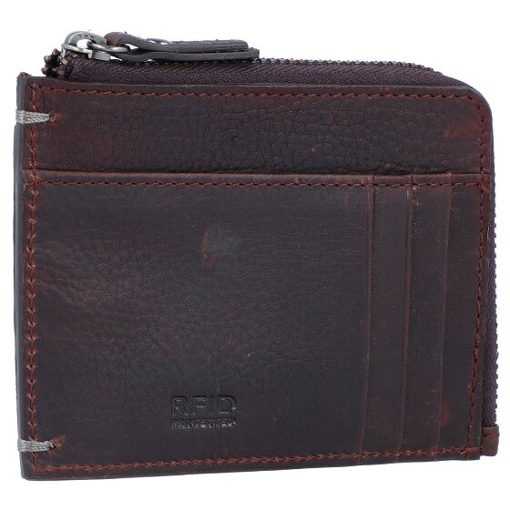 Burkely Antique Avery Credit card case RFID protection Genuine Leather 11 cm