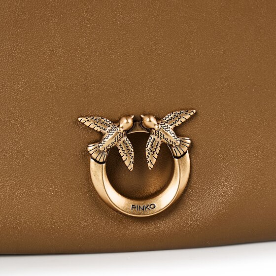 PINKO Love Soft Clutch bag Genuine Leather 19.5 cm