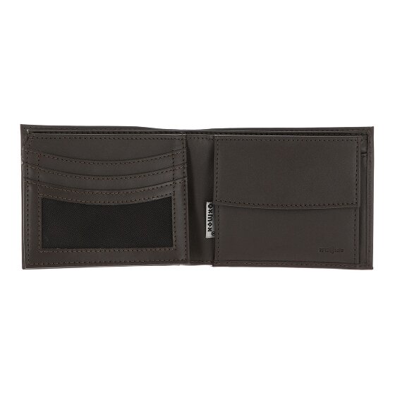 oxmox Leather Wallet RFID protection Genuine Leather 10 cm