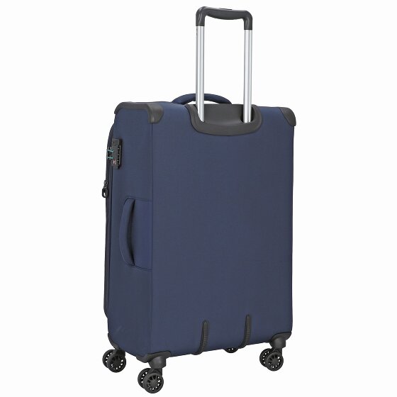 d&n Travel Line 9004 4 Roll Suitcase Set 3pcs.