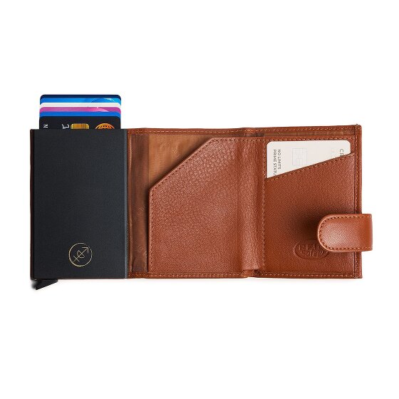 The Chesterfield Brand Bennett Wallet RFID protection Genuine Leather 10 cm