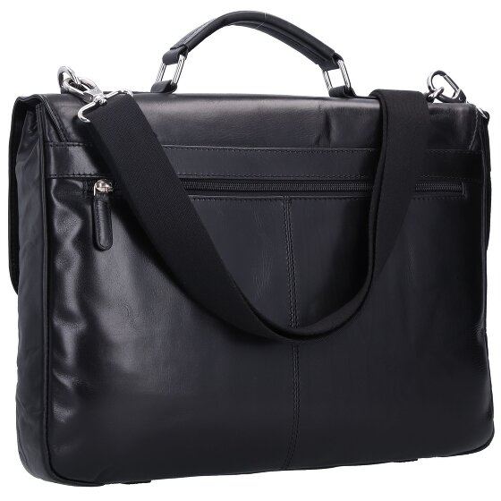 Bugatti Romano Messenger leather 40 cm laptop compartment