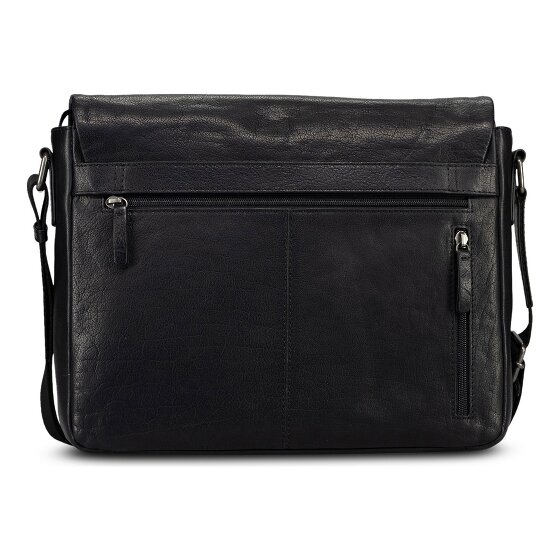 Jost Glasgow Briefcase RFID protection Genuine Leather 34 cm Laptop compartment