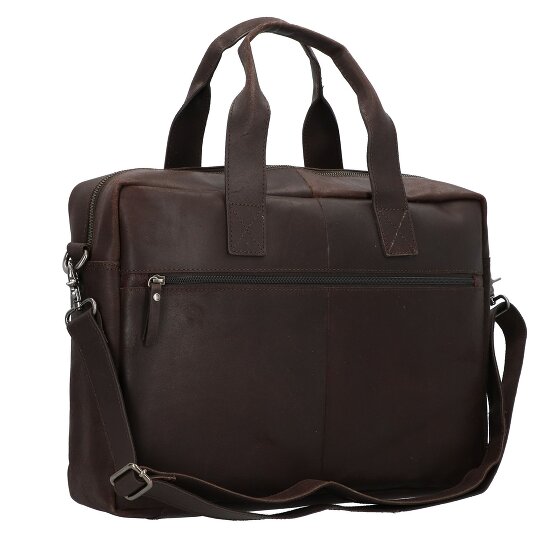Burkely Vintage River briefcase leather 41 cm laptop compartment
