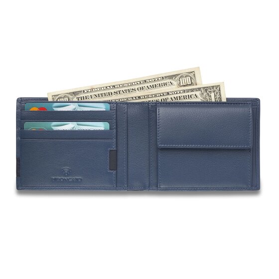 Roncato Monaco Wallet RFID protection Genuine Leather 9.5 cm