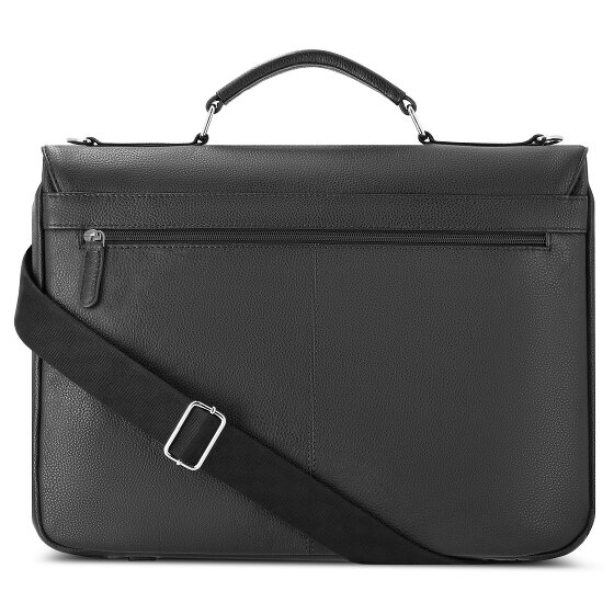 Bugatti Valencia briefcase RFID leather 40 cm laptop compartment