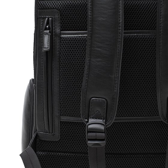 Castelijn & Beerens Nappa X travel backpack RFID leather 43 cm laptop compartment