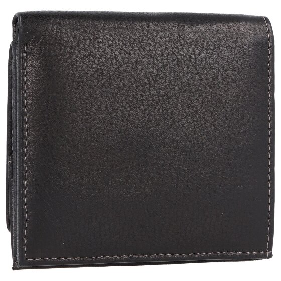 Greenland Nature Black Nappa wallet RFID leather 9.5 cm