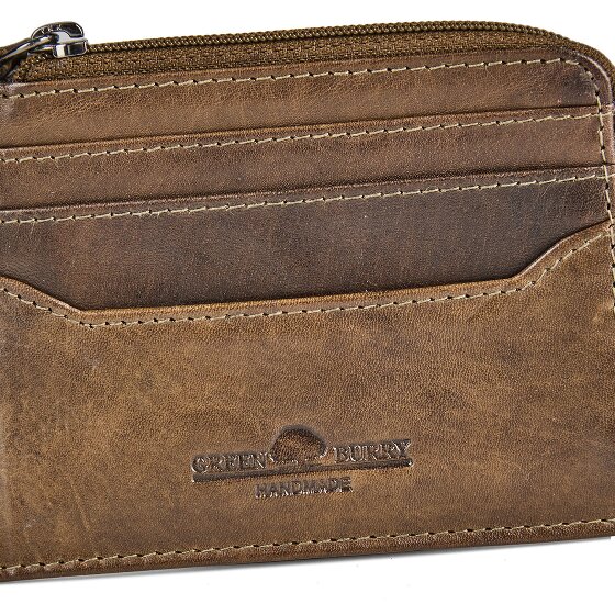 Greenburry Newport Credit card case RFID protection Genuine Leather 10.5 cm