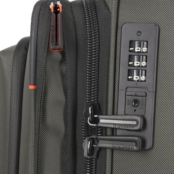 Travelite Crosslite 5.0 4 wheels Cabin trolley S 55 cm Laptop compartment