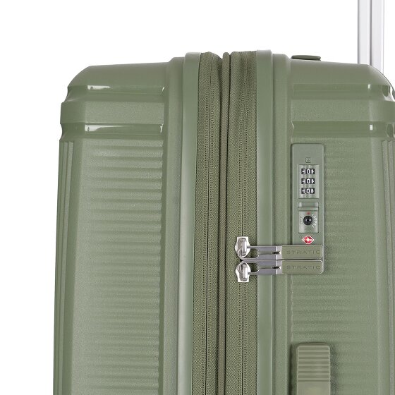 Stratic Straw T 4 wheels Trolley L 76 cm with expansion pleat Stratic Straw T 4 wheels Trolley L 76 cm with expansion pleat