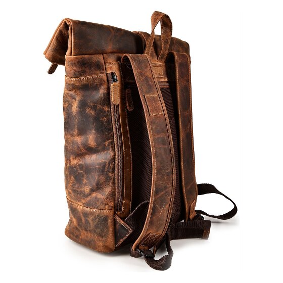 Jack Kinsky Baltimore 15 Business backpack Genuine Leather 43 cm Laptop compartment